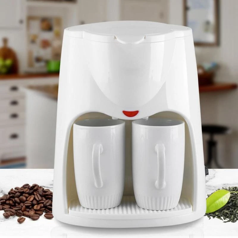 

2 Cups Drip Coffee Makers 500W Electric Automatic Coffee Steam Espresso Espresso Machine Portable Outdoor Travel Coffee Machine