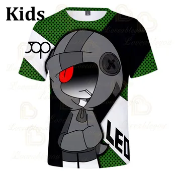 

Leon Crow POCO Children's Wear Kids T-shirt Game 3d Shirt Brawling Boys Girls Harajuku Short Sleeve Tops Tshirt Teen Clothes