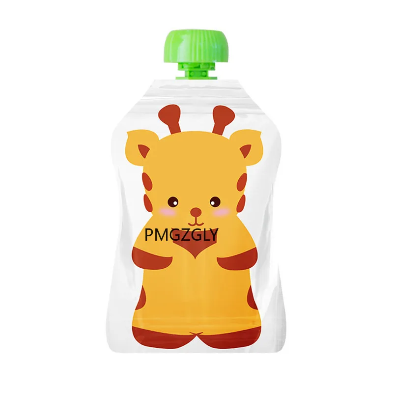 Baby Food Storage Containers Food Pouch 8pcs Double Zipper Baby Food Storage Pouch BPA-Free Reusable Sealed Complementary Food Pouch Homemade Puree Pulp Storage Bag