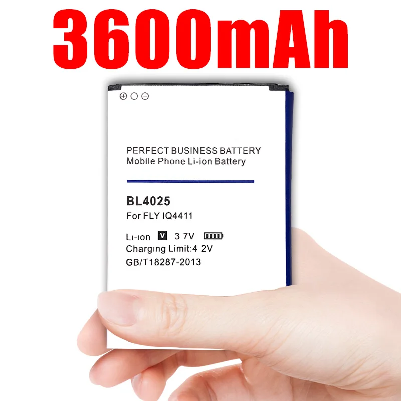 Новинка 3600 мАч Bl4025 Сменный аккумулятор для Fly Bl 4025 Iq4411 Iq 4411 батарея | Мобильные