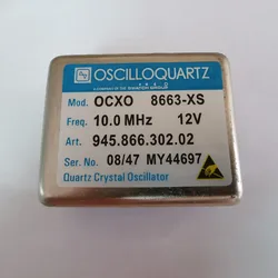 Used OCXO 8663-XS 10MHz Constant Temperature Crystal Oscillator 12V Sine Wave