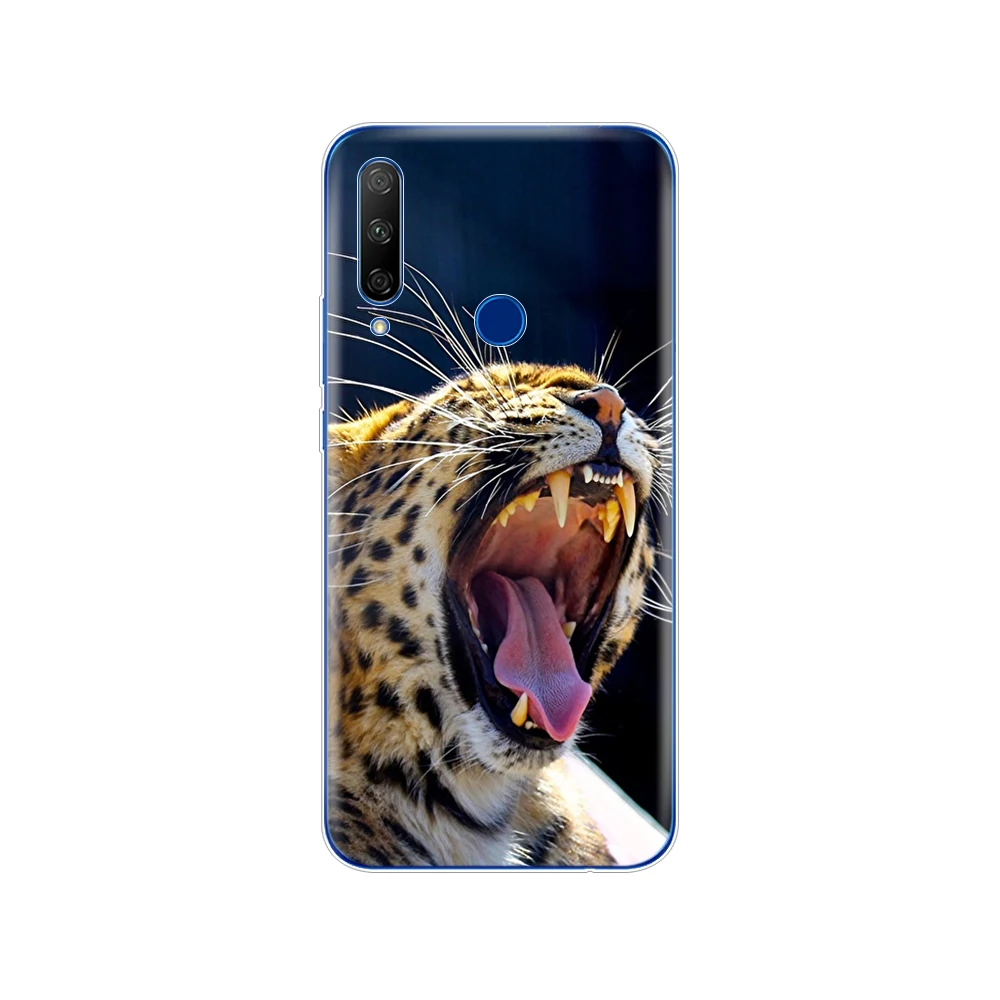 34388 Силиконовый чехол для huawei honor 9x, чехол, мягкий ТПУ, задняя крышка для телефона honor 9x, Премиум класс, с отверстием для отпечатков пальцев, русский, 5,69 дюймов, чехол - Цвет: 34388