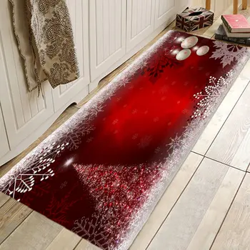 

3D Christmas Rug Hallway Carpets and Rugs for Bedroom Living Room Carpet Kitchen Bathroom Anti-Slip Floor Mats Halloween NewYear