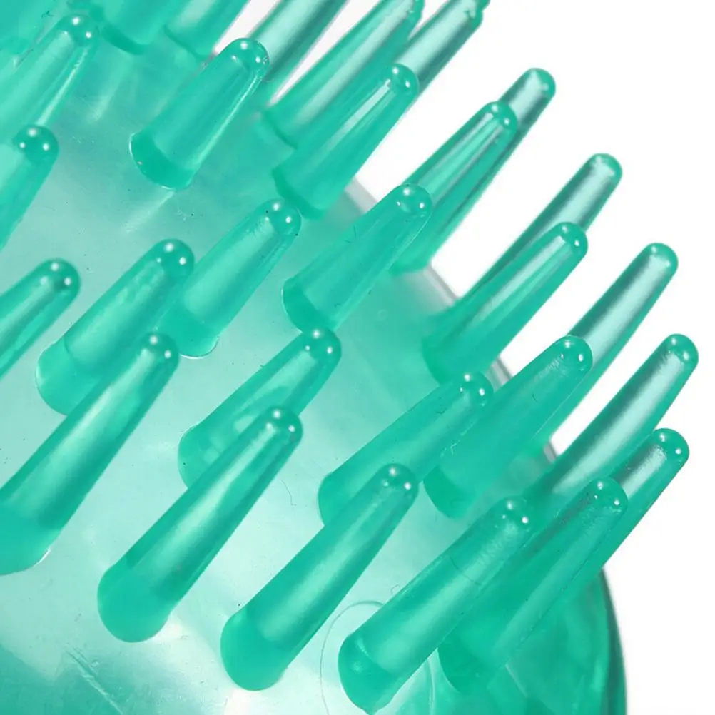 1 шт. силиконовый массажер для головы и тела шампунь щетка массажа гребень мытья