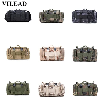 

Vilead Waterproof Oxford Outdoor Waist Bag Multi-functional Camouflage Tactical Bag Camping Hiking Backpack Phone Holder Bag