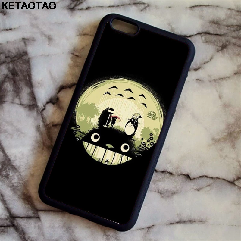 KETAOTAO Мой сосед Тоторо студия Ghibli для samsung galaxy S4 S5 S6 S7 S8 S9 S10 edge Note чехол Мягкий ТПУ резиновый силиконовый - Цвет: Прозрачный