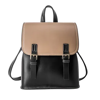 

Women Backpack School Backpacks Retro Contrast Travel Water Repellent Backpack For Teenager Girls Large Capacity School Bags