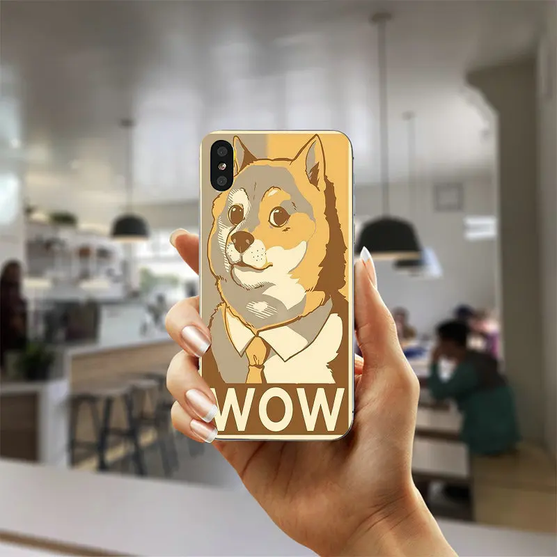 Picture 4 Красивые мягкие силиконовые чехлы Doge MEME для телефонов iPhone 5 5S SE 6 6S Plus 7 7Plus 8 8Plus X XR XS Max задняя крышка - Цвет: Picture 4
