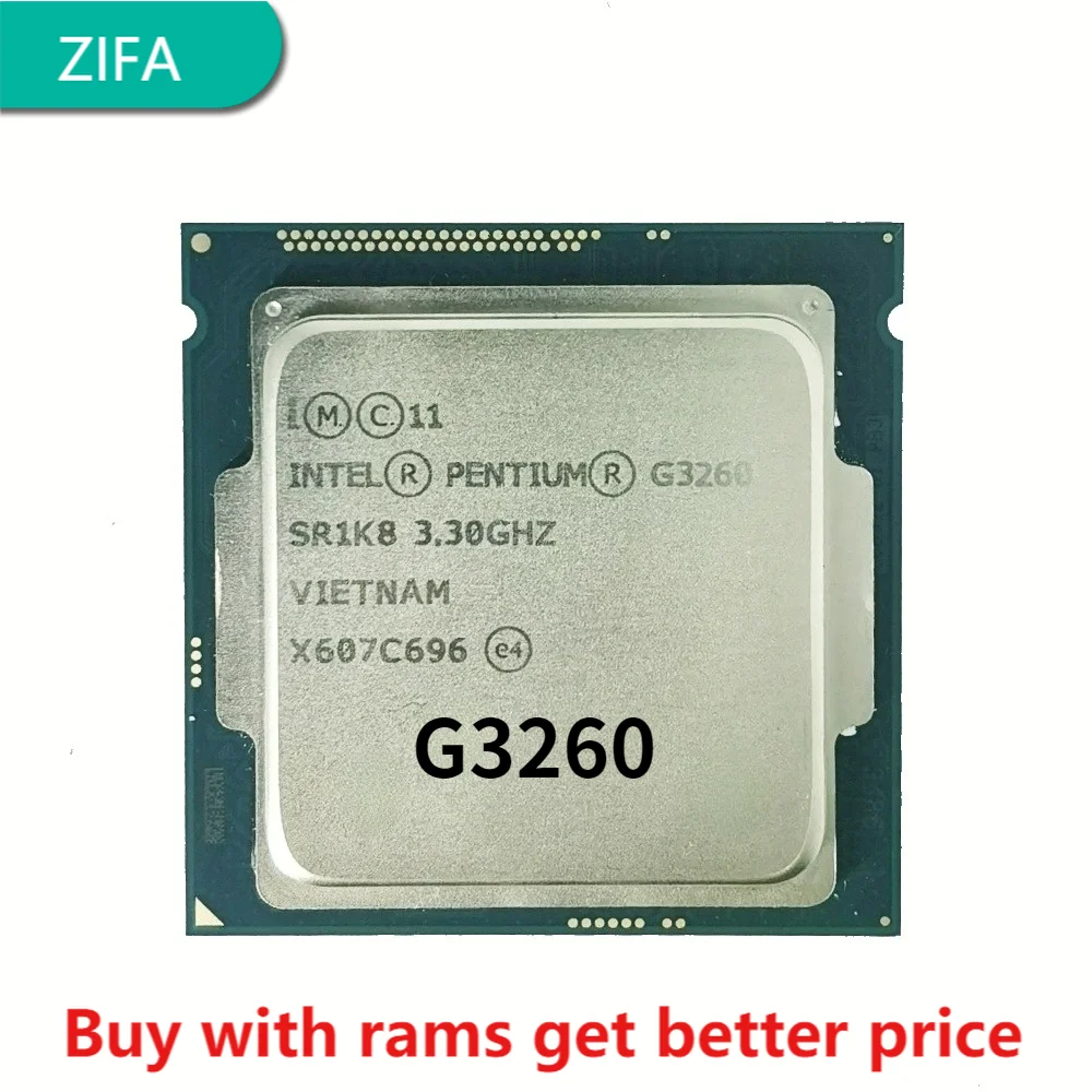 Двухъядерный процессор Intel Pentium G3260 3 ГГц Мб 53 Вт LGA 1150 | Компьютеры и офис