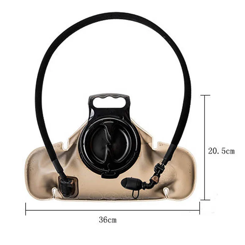 1.5L ТПУ сумка для воды мочевого пузыря тактический портативный гидратационная система поясной рюкзак для путешествий на открытом воздухе Кемпинг Велоспорт Camel сумка для воды