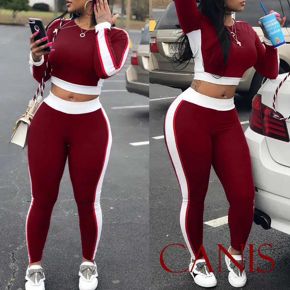 

Autumn Winter 2 Piece Set Women Hoodies Tops Pants Lady Elastic Waist Long Trousers Sets Chandal Mujer 2 Piezas 2020 Hot