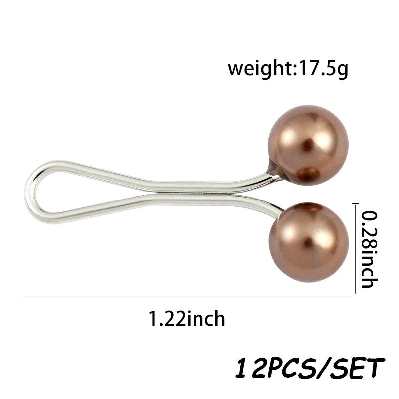 Neu magnetisch Pin/CLIP/BROSCHE für Schal Shawl Hijab Silber unedlen Metallen-UK Verkäufer