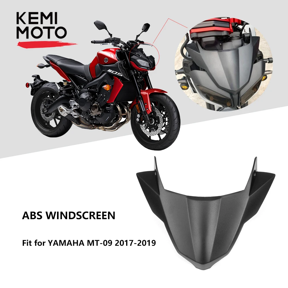 Аксессуары для мотоциклов KEMiMOTO YAMAHA MT 09 2017 2018 202020windscreen защита ветрового стекла MT09