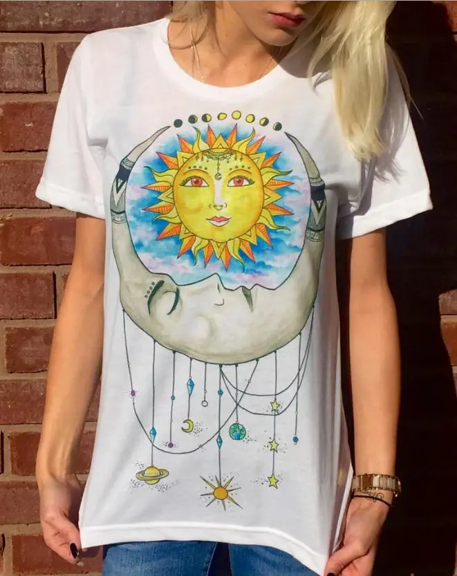 

for Female Australia Decorative Owl Printing Tshirt Wholesale Women T-Shirt O-Neck Short Sleeve 100% Cotton Fabric T Shirts