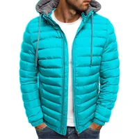 Men's Autumn Winter Zipper Warm Down Jacket Packable Light Top Quality Coat - Image 3
