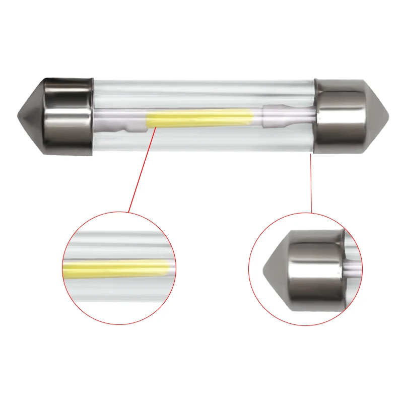 10X C5W C10W LED  COB 31mm 36mm 39mm 41mm, ʶƮ LED  ̽ ڵ ׸  Ʈ ڵ ȣ  ȭƮ 12V