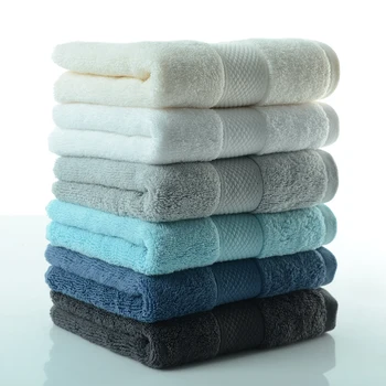 

100% Cotton Towel Bathroom Towel Adult Luxury Solid Washcloth for Soft Shower Face Bath Towels for Household Bathroom Towel