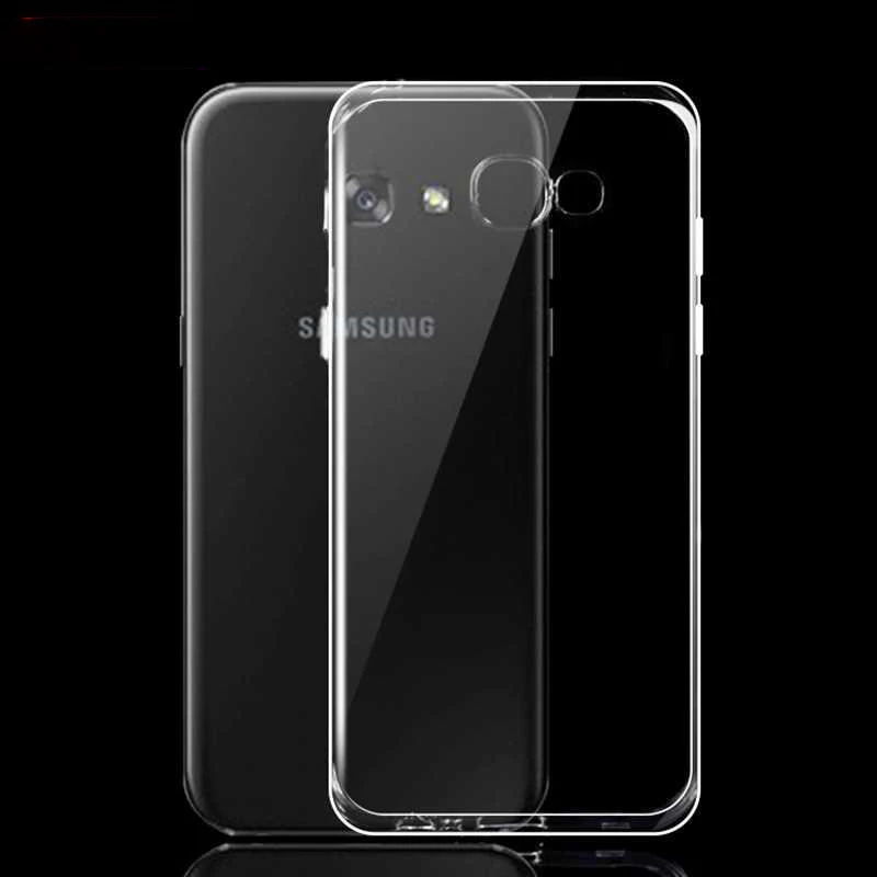 Прозрачный чехол для телефона Samsung Galaxy J3 J6 J7 A8 A6 A9 2018 PLUS A20 A40 A50 A70 M10 M20 TPU силиконовый