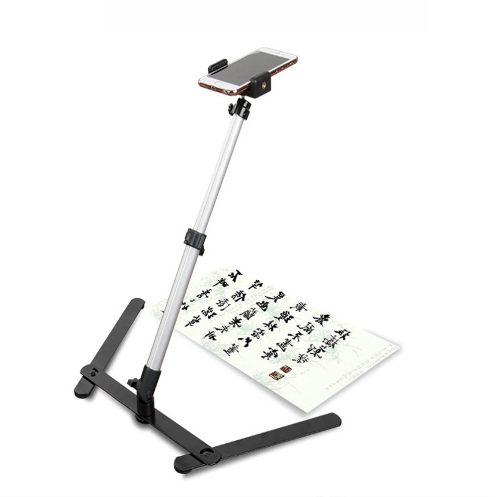 Trípode de mesa ajustable para fotografía, Mini monopié con Clip para teléfono, luz de relleno, Control por Bluetooth