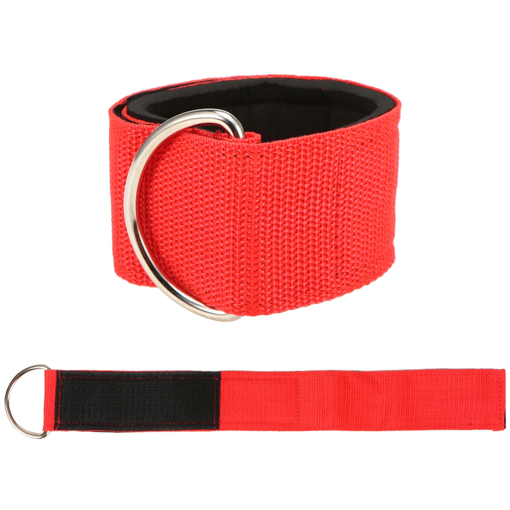 Ремешок для лодыжки нейлоновый фитнес браслет с подкладкой регулируемые манжеты