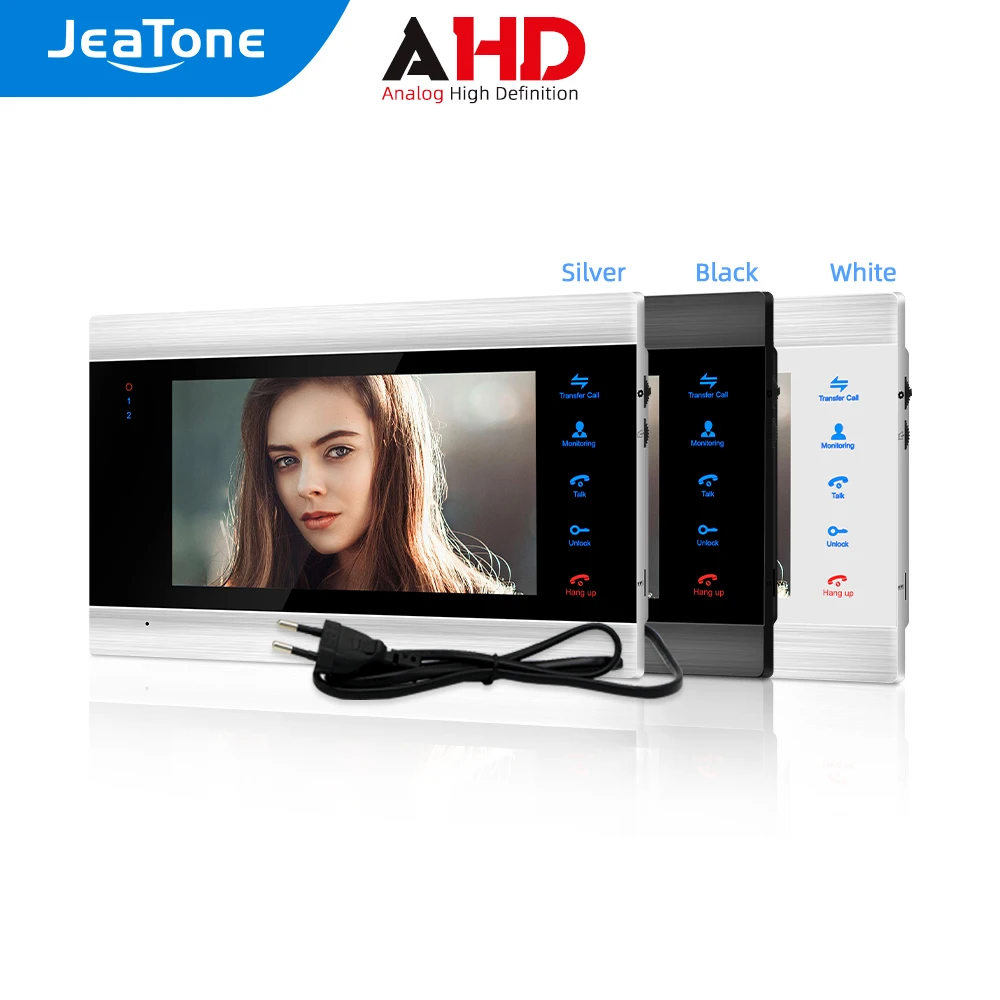 

Jeatone 960P/AHD видеодомофон, система безопасности как Slave с голосовым сообщением/обнаружением движения (только монитор), доставка из ЕС, RU