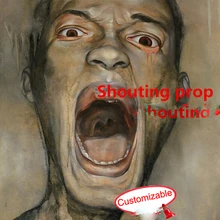 Shouting escape room prop scream enough time to turn on the light shout continuously to trigger the lock