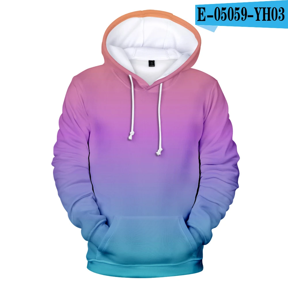 New Fashion green hoodie men's hat sweatshirt men/women custom colorful gradient hoodie men's solid color hooded sportswear - Цвет: Hoodie