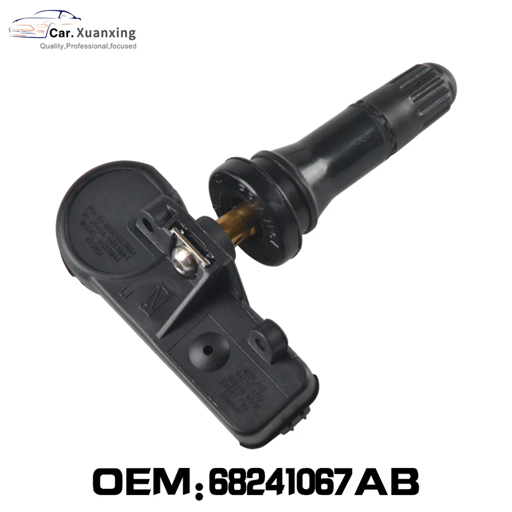 68241067AB датчик давления в шинах Система мониторинга TPMS 433 МГц для Dodge Chrysler Jeep Wrangler
