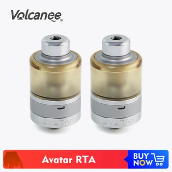 

Volcanee Avatar RTA Rebuildable Tank Atomizer 316 SS 22mm 3.4/5ml MTL and DL Option Top Fill Vape VS Zeus X RTA