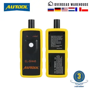 

AUTOOL EL50448 Auto TPMS Reset Tire Tool Car TPMS Activation Sensor Scan Pressure Monitor Relearn OEC-T5 315 433 MHz