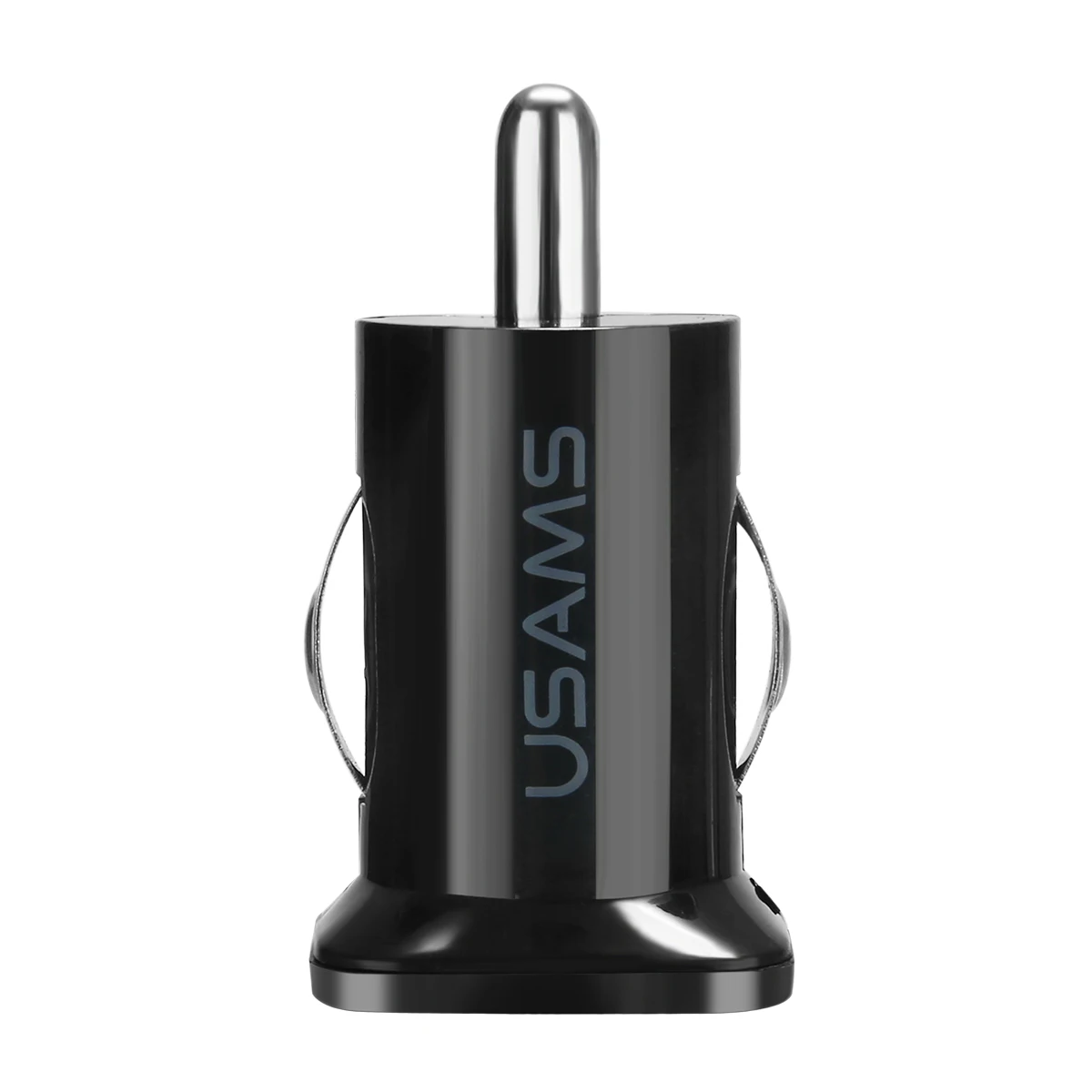 For i-Phone i-Pad 1pc Black Dual 2 USB Car Charger Mini Travel Size Auto Car Cigarette Lighter Adapter 12V 3.1A Mayitr