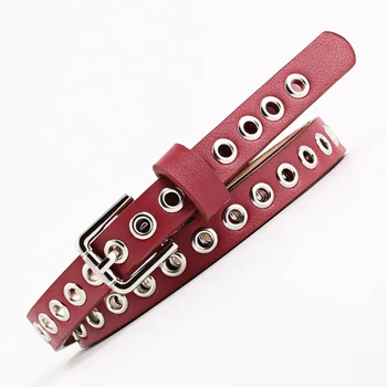 

A Summer Rivet Ma'am Belt Imitate Skin Trend Joker Waist Bring Decoration Waist Belt Belts For Women Ceinture Femme Punk