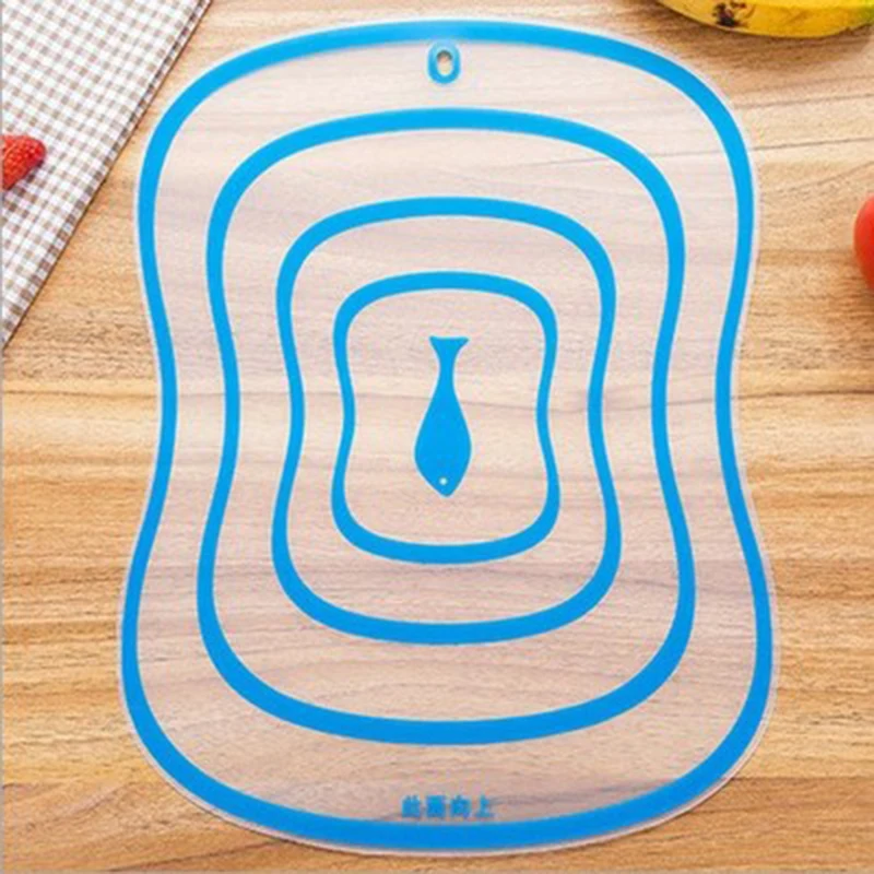 Kitchen Gadgets Plastic Chopping Frosted Cutting Board 1Pcs
