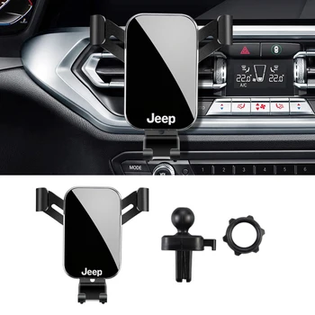 

1Pcs Car Phone Holder Gravity Car Bracket For Jeep Cherokee Compass Patriot Renegade Rubicon Wrangler Car Stand Accessories