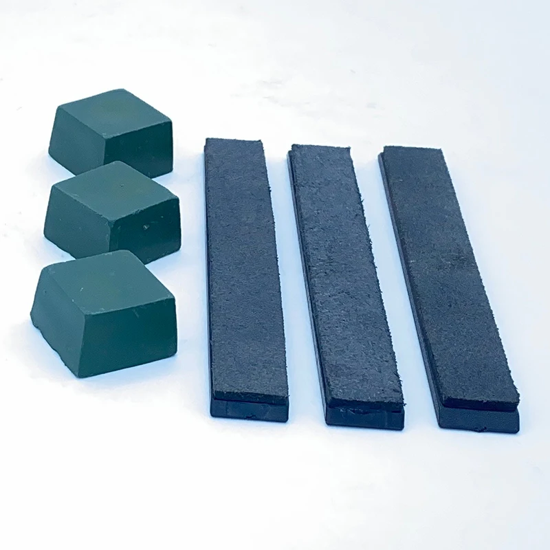 2 шт. точилка для кожи Черный полировальный ремень Полировальная паста кожаная