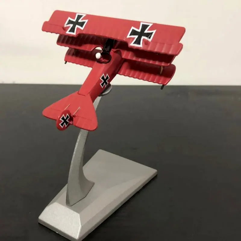RD 1/72 Масштаб мировой войны Германия Fokker Dr-I Red Knight Fighter литой металлический самолет модель игрушка для коллекции, подарок, украшение