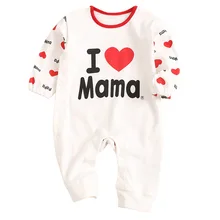 Combinaison pour nouveau né, vêtements pour bébé, manches longues, imprimé coton, mignon, barboteuse, automne hiver 