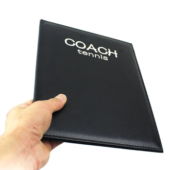 

Folding Coaching Erasable Game Professional Portable Tennis Accessories Coaches With Pen Faux Leather Magnetic Tactical Board
