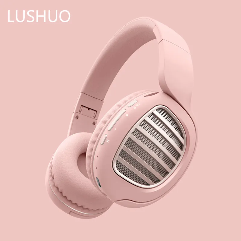 Беспроводная Bluetooth-гарнитура LUSHUO складная игровая стереогарнитура с