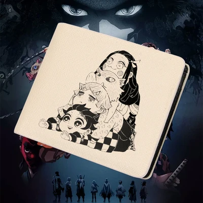 Demon Slayer: Kimetsu no Yaiba Kamado Tanjirou Kamado Nezuko Kanroji Mitsuri Rengoku Kyoujurou кошелек Косплей Iguro Obanai сумки - Цвет: 23