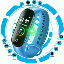 Inteligentne silikonowe zegarki sportowe paski dla mężczyzn ekran LED Fitness Traker Bluetooth wodoodporne Lady zegarki sportowe relogio cyfrowe tanie tanio vaiquela Z tworzywa sztucznego CN (pochodzenie) 22cm 3Bar Moda casual Cyfrowy Ukryte zapięcie Rectangle 22mm 10mm Hardlex