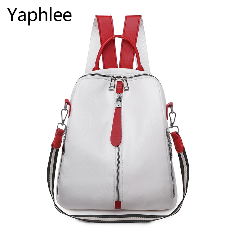 Yaphlee рюкзак женский из искусственной кожи женские рюкзаки школьные сумки для