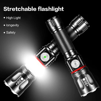

BRELONG High-Power Mini Flashlight LED Waterproof Keychain Carry Outdoor Camping Tactical Flashlight Light