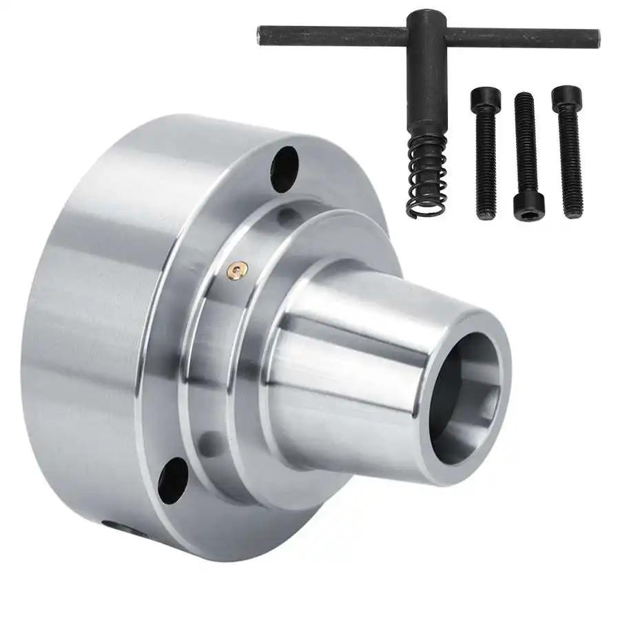 ,Lathe Chuck 3‑Jaw Chuck 4.9 x 4.3in 5C Collet for Lathe Use.