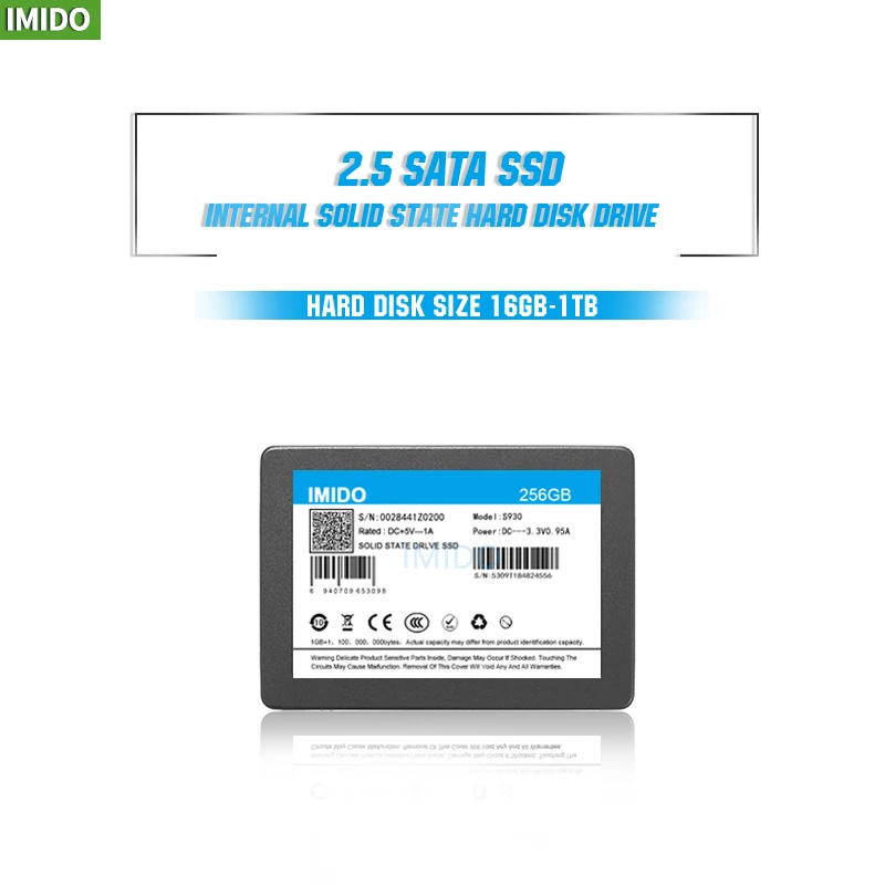 IMIDO SSD 32 Гб 60 Гб 240 ГБ 120 ГБ 480 960 1 ТБ SSD 2,5 жесткий диск твердотельных дисков 2," внутренний SSD128GB 256 ГБ