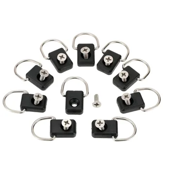 

10pcs High Quality Kayak D Rings Outfitting Rigging for Boat Canoe Kayak Accessories