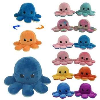 

Top 1PC Stuffed Octopus Plush Luminous Ghost Doll Soft Pillow For Home Decoration Accessories Kawaii Toys For Halloween