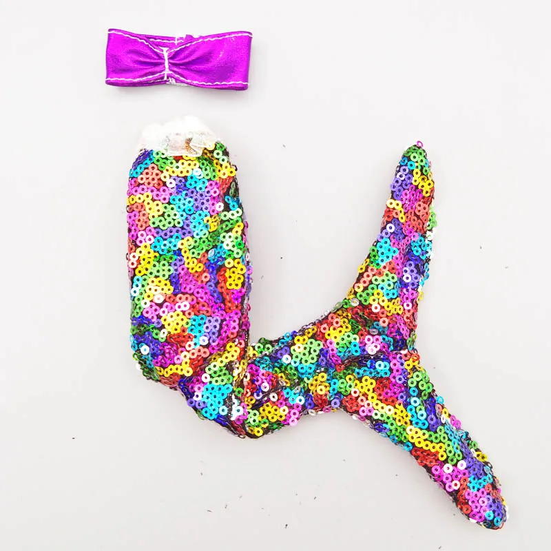 Handmade Dolls Party Dress Gown Skirt Fashion Clothes For Barbie Doll Genuine Mermaid Tail Dress Baby Toy 10