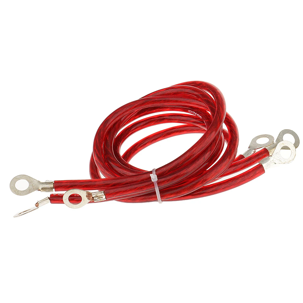 High Quality Car Fuel Saver Grounding Voltage Stabilizer Regulator Kit (Red)