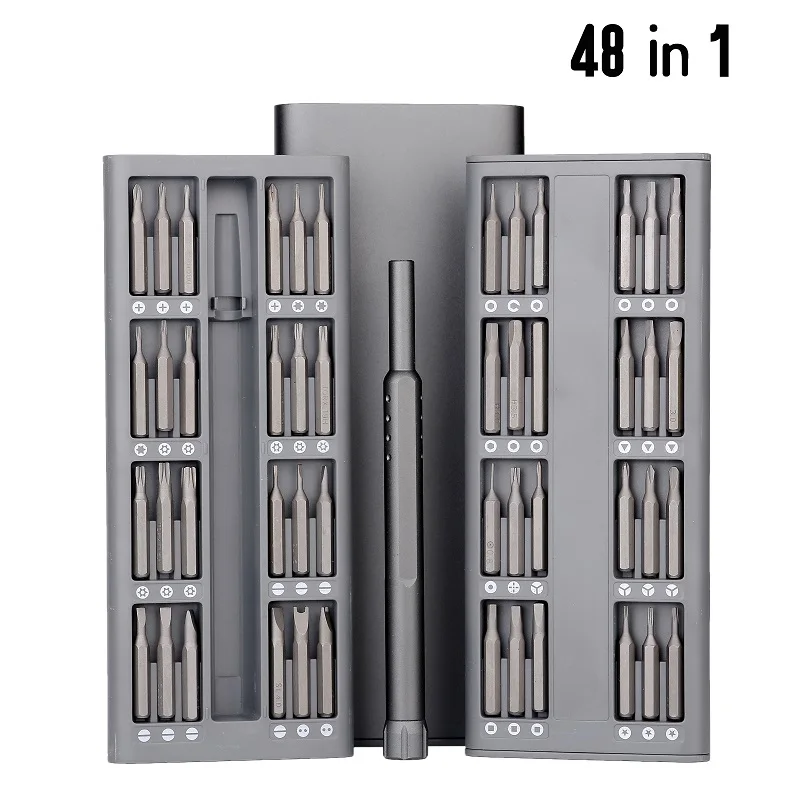 

48 in 1 Mini Screwdriver Set Magnetic Precision Screwdriver Bits Torx Computer Phone Repair Tool Kit Electronic Device Hand Tool